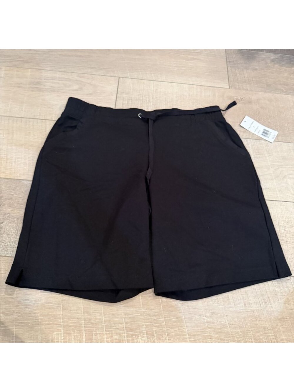 Kim Rogers Womens Black Small Pull On Shorts New Small